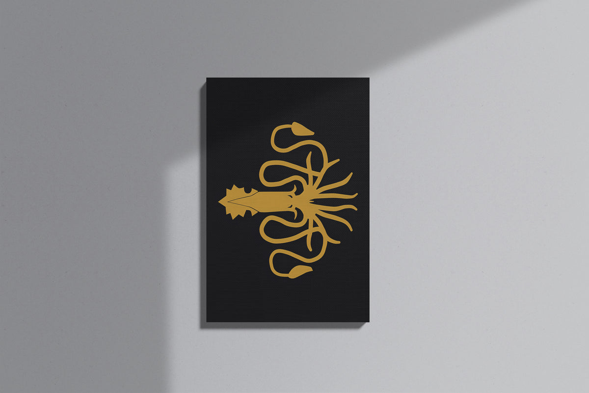 GeekCultcha Game of Thrones Greyjoy Dynasty Premium Canvas Painting