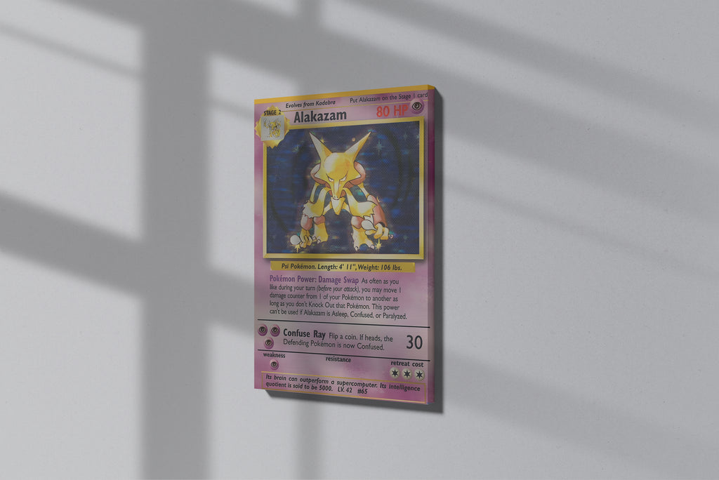GeekCultcha Pokémon Alakazam Premium Canvas Print