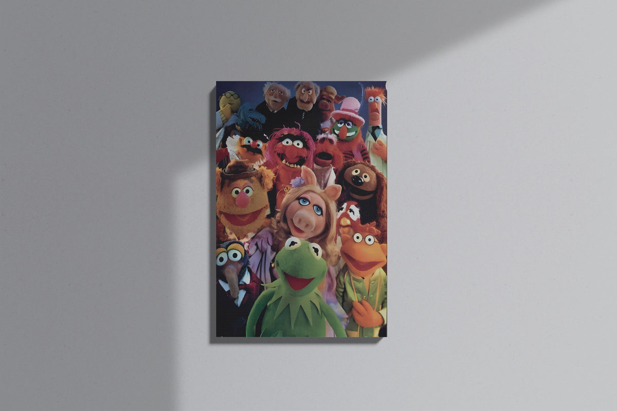 GeekCultcha The Muppets Character Themed Premium Canvas Print