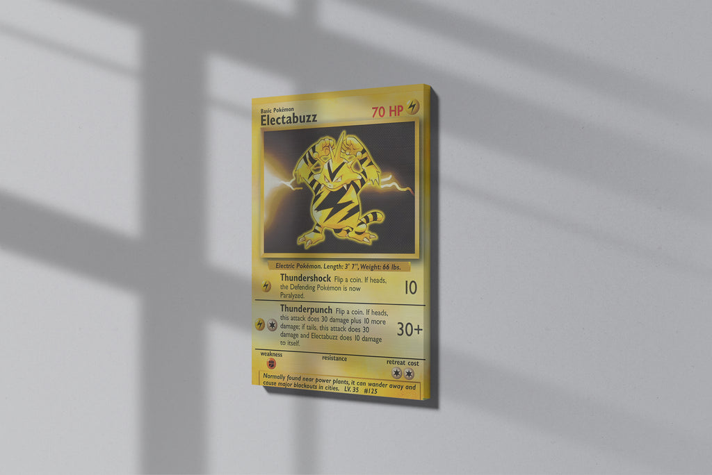 GeekCultcha Pokémon Electabuzz Premium Canvas Print