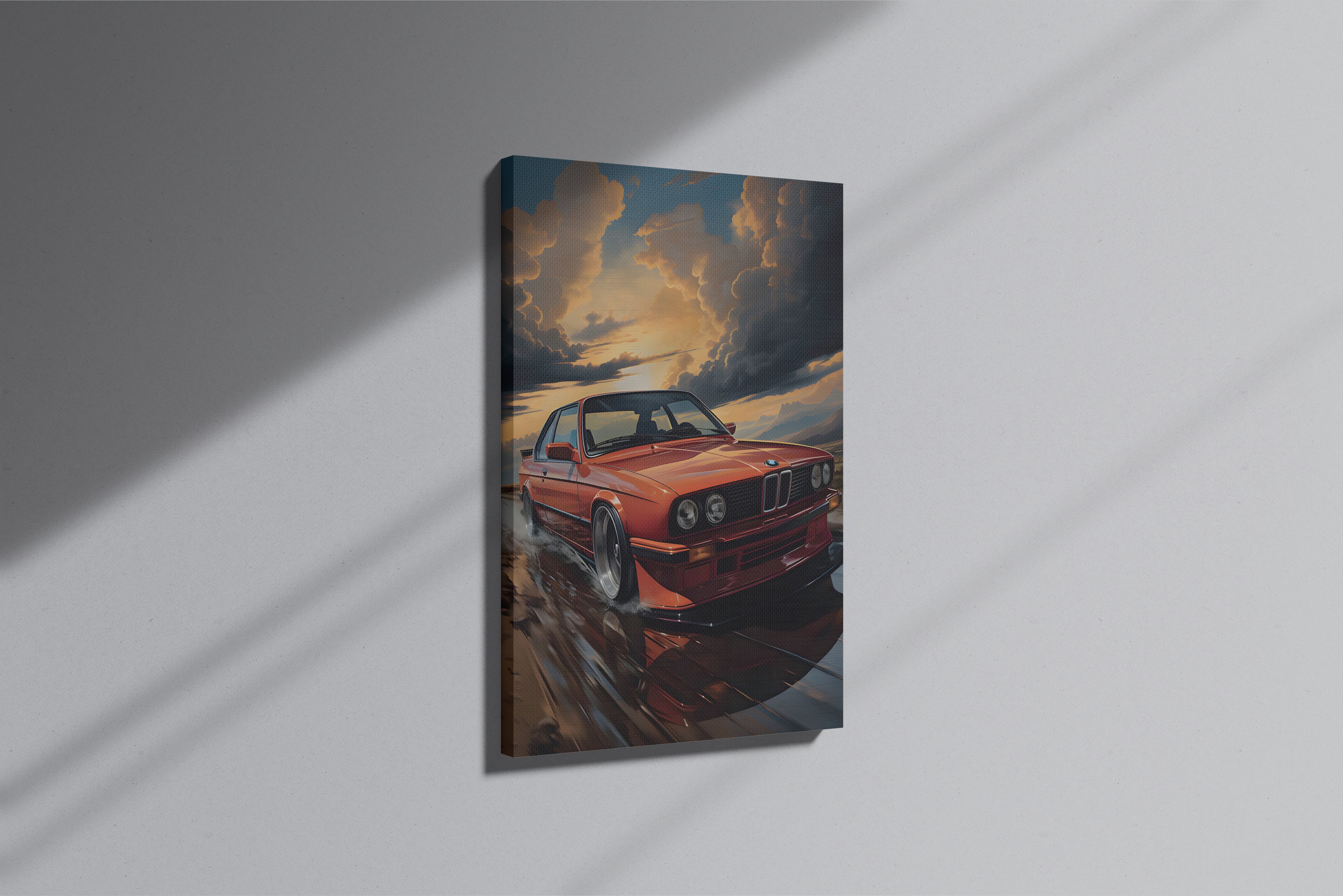 GeekCultcha BMW E30 Premium Canvas Print