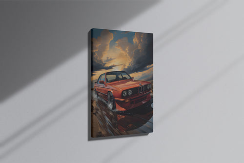 GeekCultcha BMW E30 Premium Canvas Print