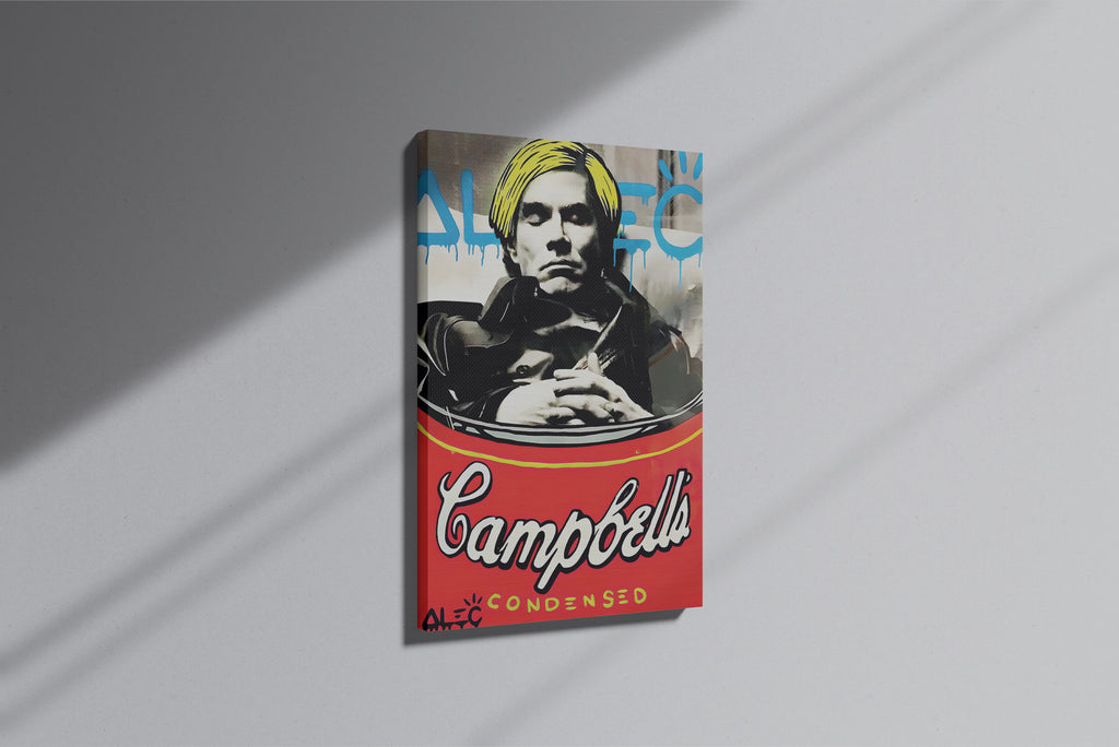 GeekCultcha Andy Warhol Campbell's Premium Canvas Painting Pop Art Style