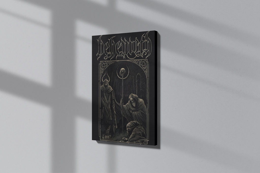 GeekCultcha Behemoth Dark Art Premium Canvas Painting