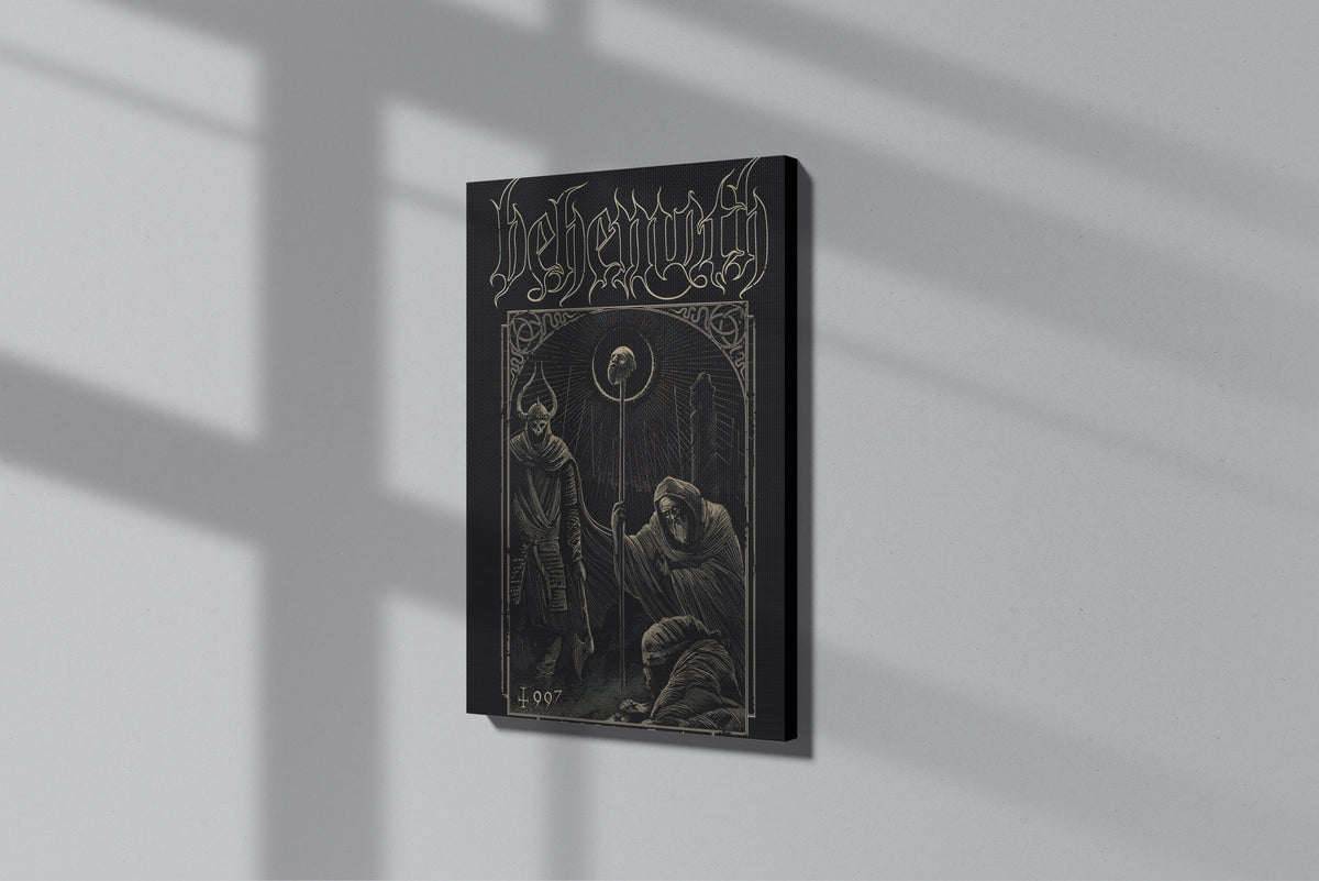 GeekCultcha Behemoth Dark Art Premium Canvas Painting