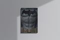 GeekCultcha DC Comics Batman Chest Muscles Premium Canvas Painting