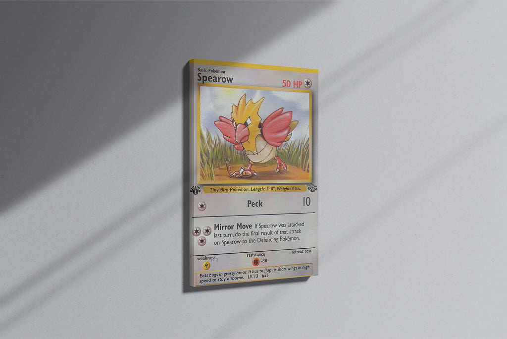 GeekCultcha Pokémon Spearow Premium Canvas Print