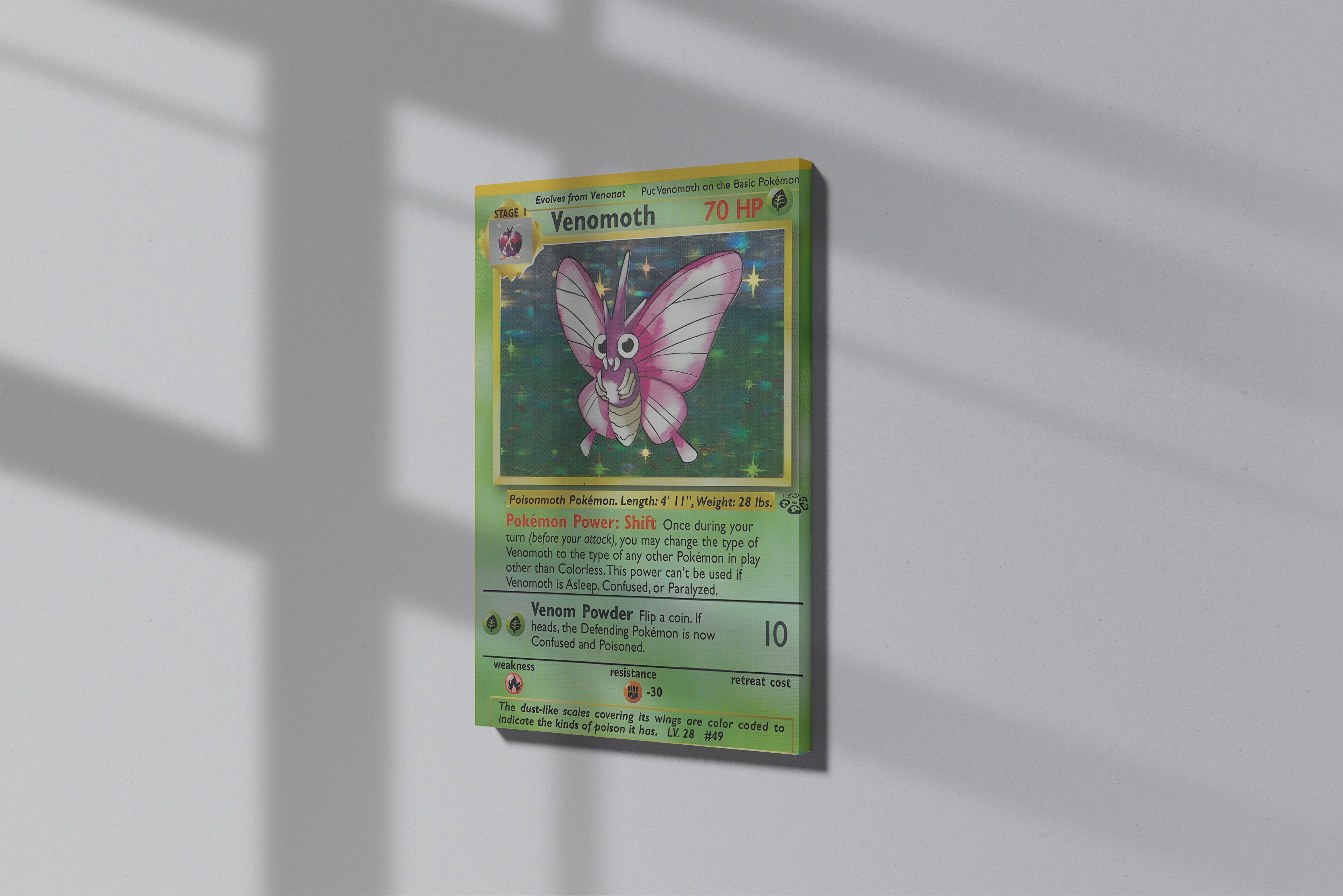 GeekCultcha Pokémon Venomoth Premium Canvas Print