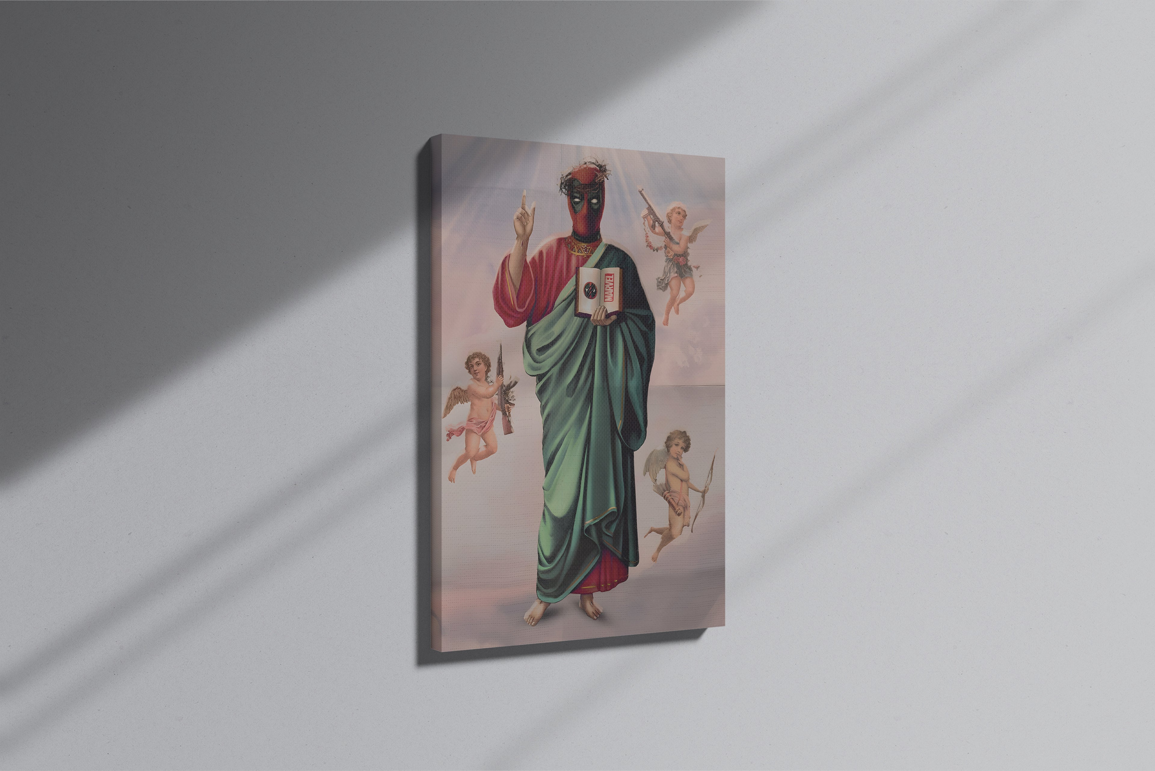GeekCultcha Marvel Deadpool Artistic Premium Canvas Painting