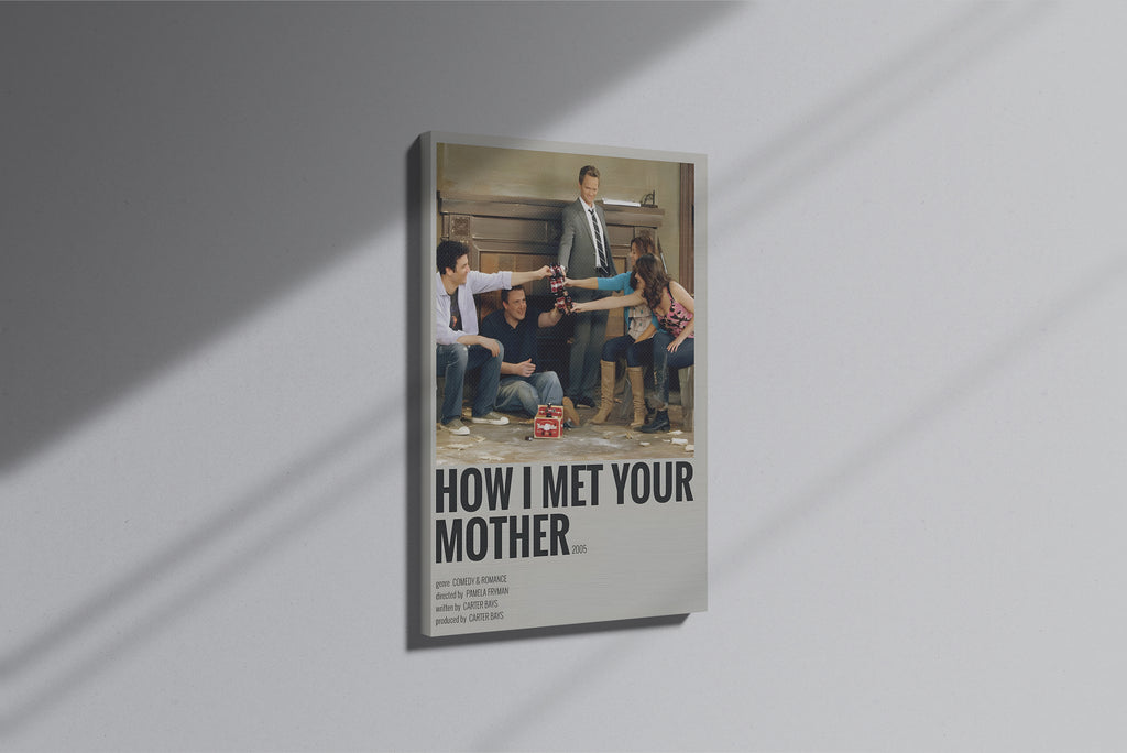 GeekCultcha How I Met Your Mother TV Series Premium Canvas Print