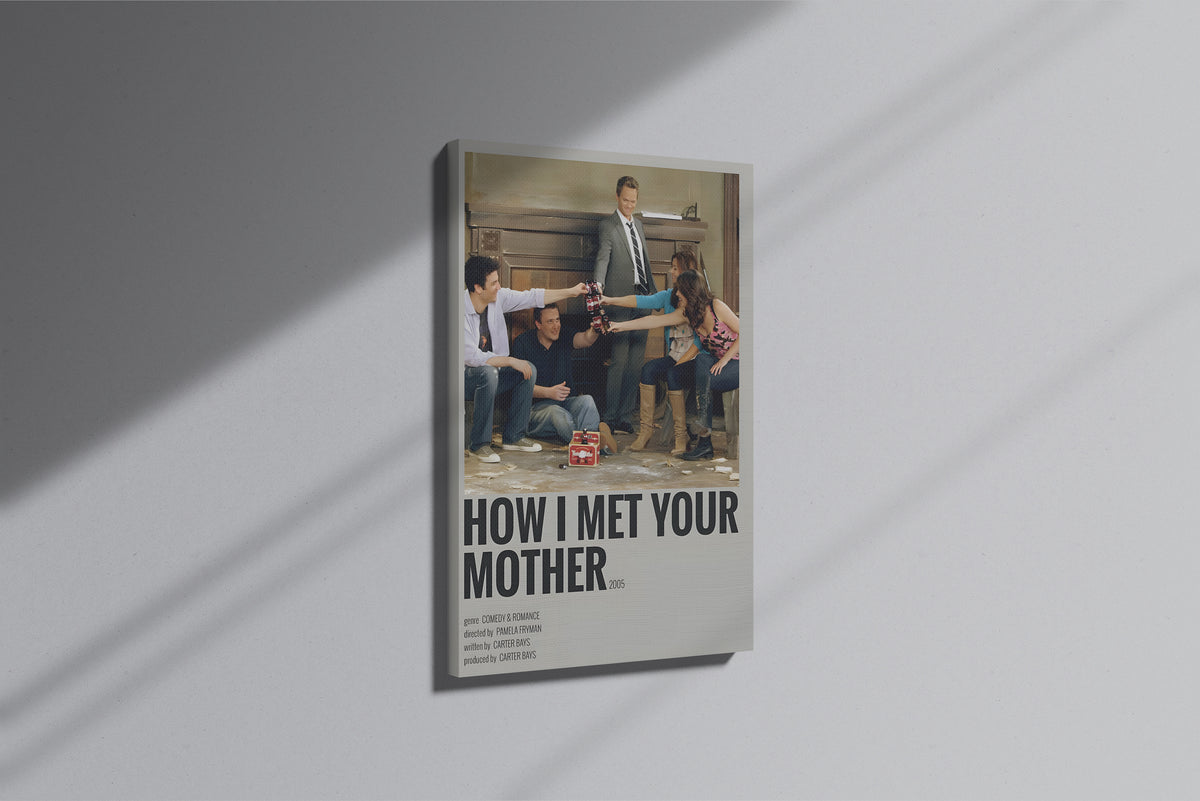 GeekCultcha How I Met Your Mother TV Series Premium Canvas Print
