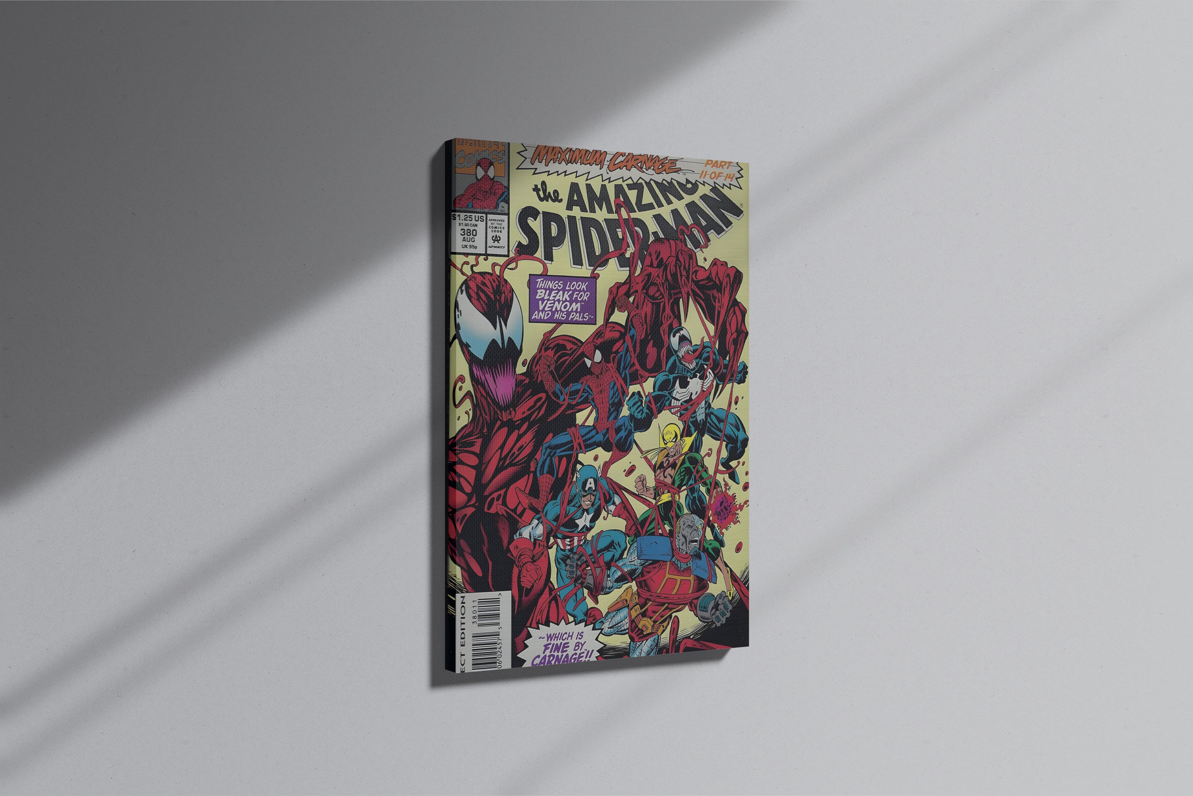GeekCultcha Marvel Spider-Man Maximum Carnage Premium Canvas Print