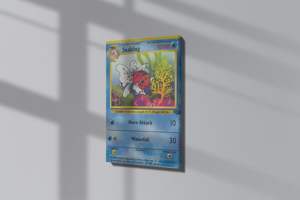 GeekCultcha Pokémon Seaking Premium Canvas Print