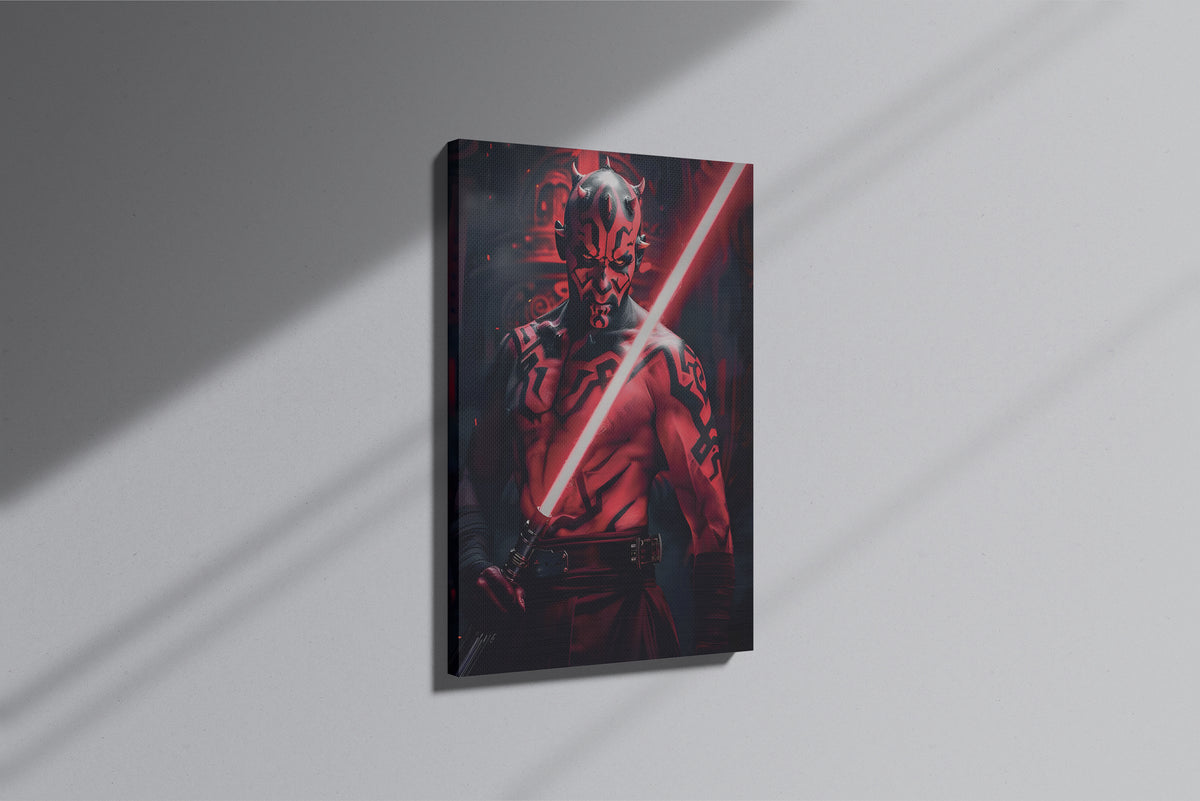 GeekCultcha Star Wars Darth Maul Premium Canvas Print