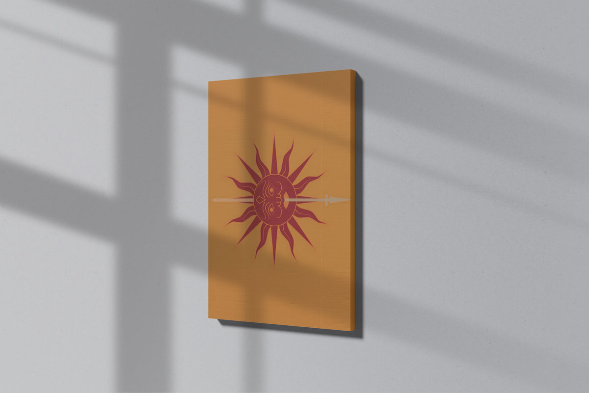 GeekCultcha Game of Thrones Martell Icon Premium Canvas Print