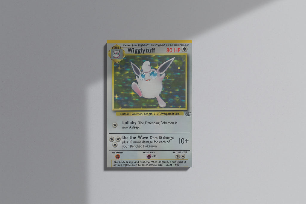 GeekCultcha Pokémon Wigglytuff Premium Canvas Print