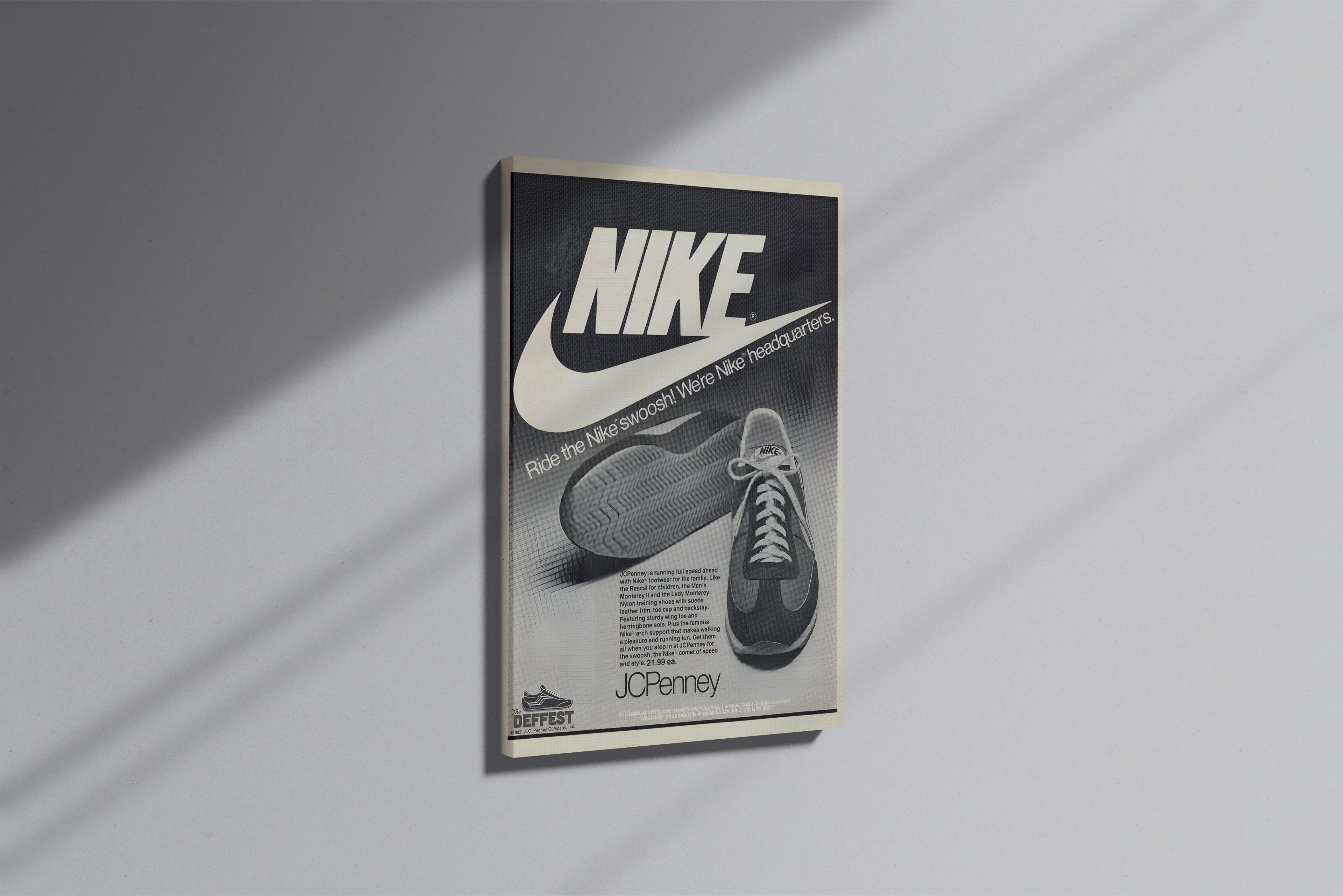 GeekCultcha Nike Retro Shoe Premium Canvas Painting