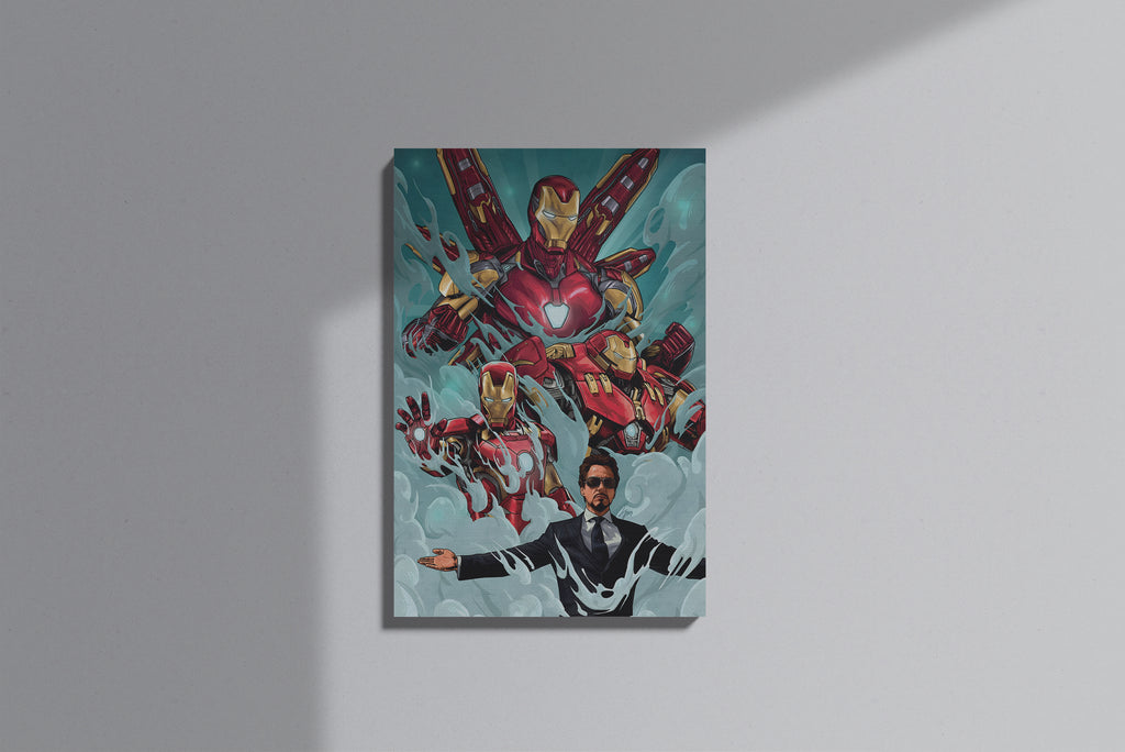 GeekCultcha Marvel Iron Man Premium Canvas Print