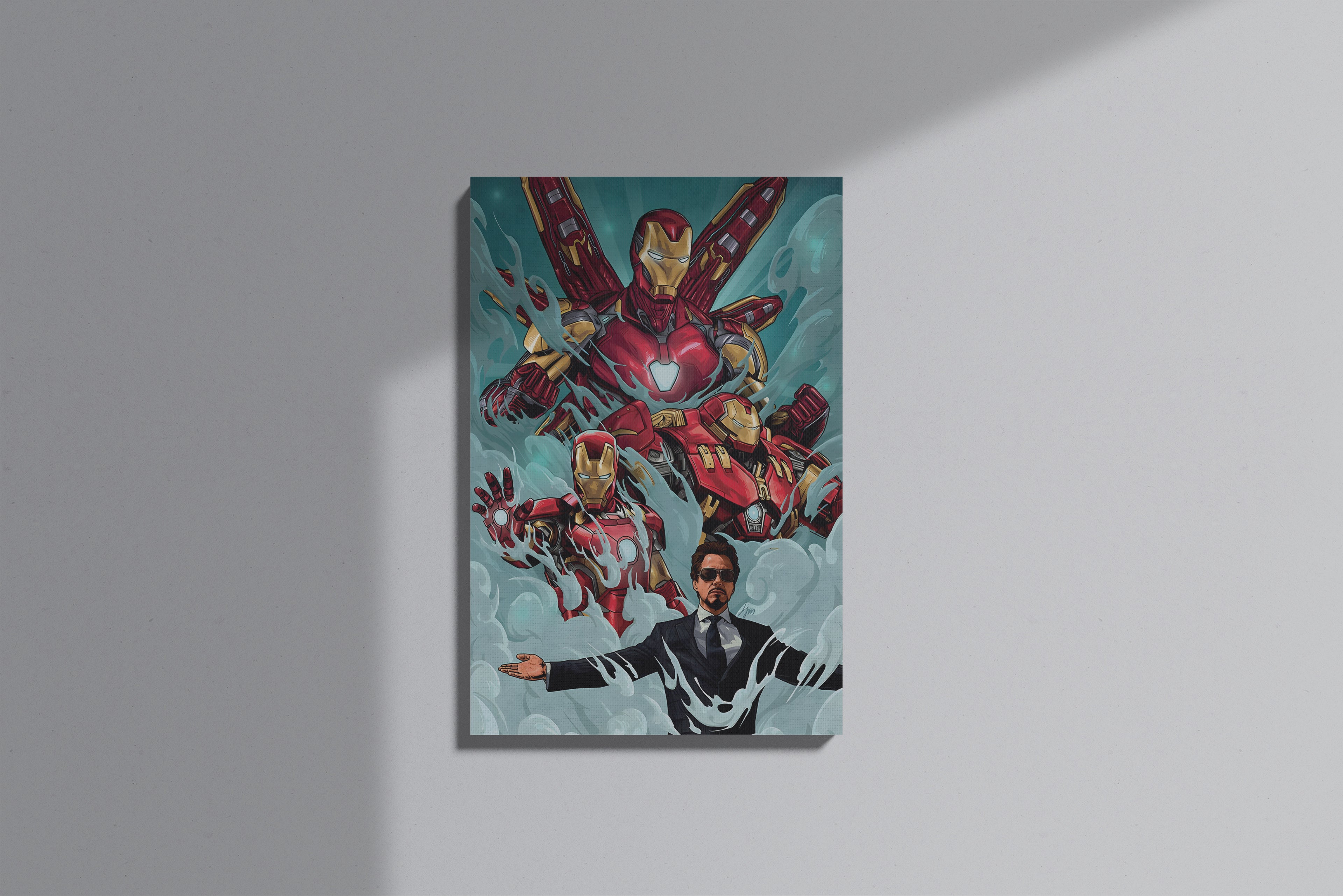 GeekCultcha Marvel Iron Man Premium Canvas Print