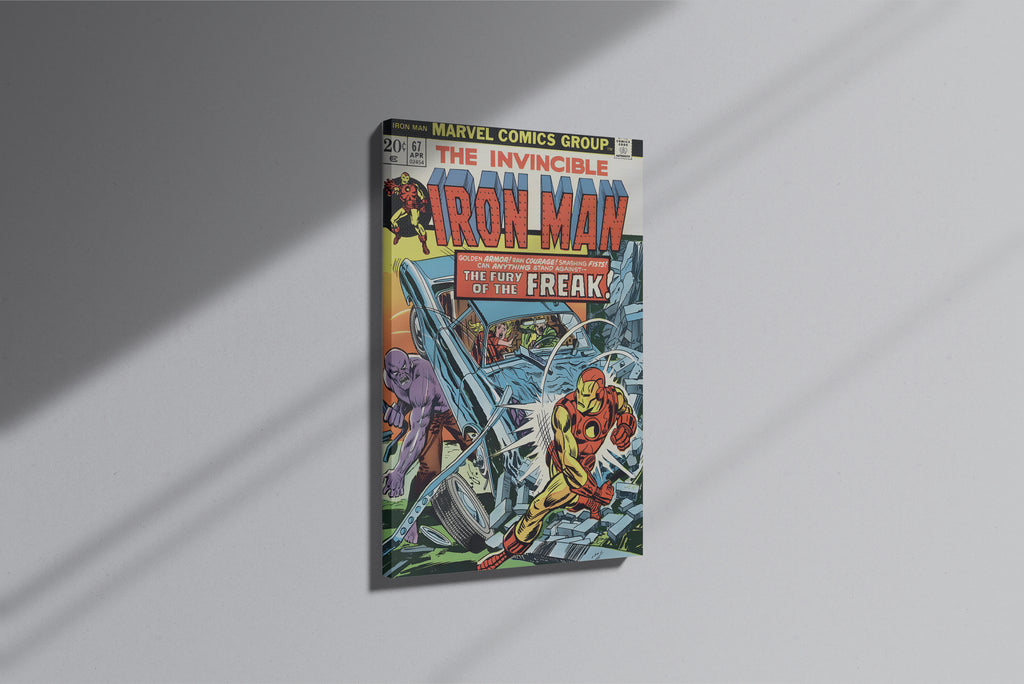 GeekCultcha Marvel Iron Man The Invincible Premium Canvas Print