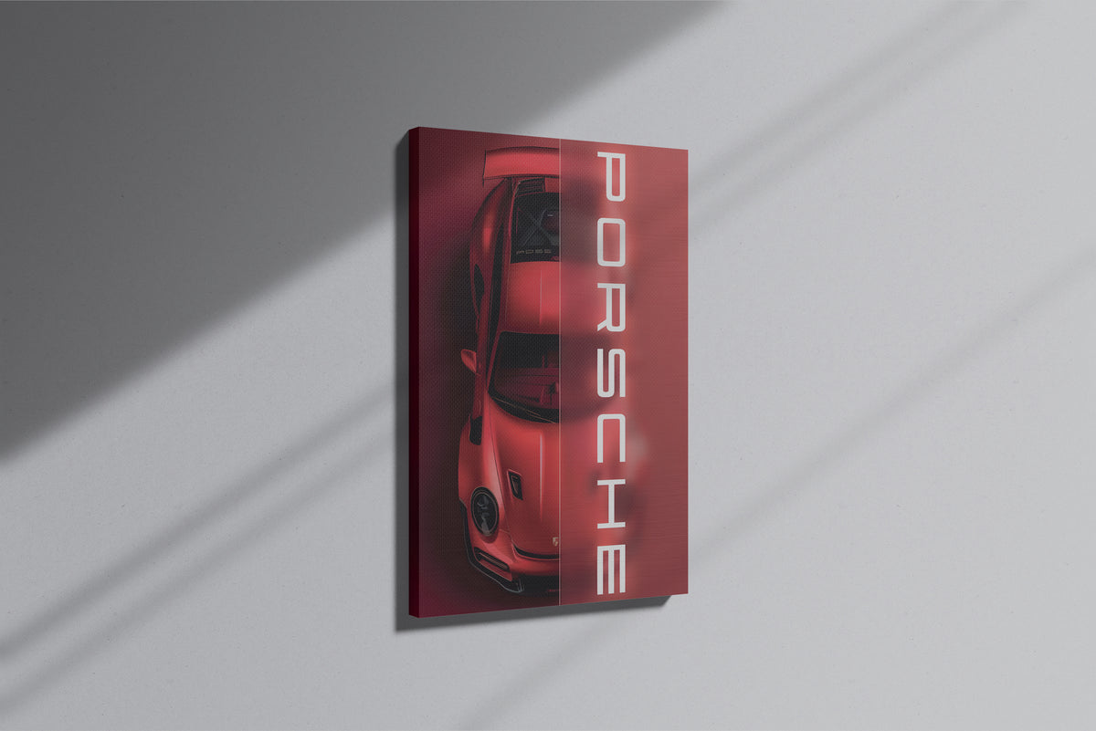GeekCultcha Porsche Classic Sports Car Premium Canvas Print