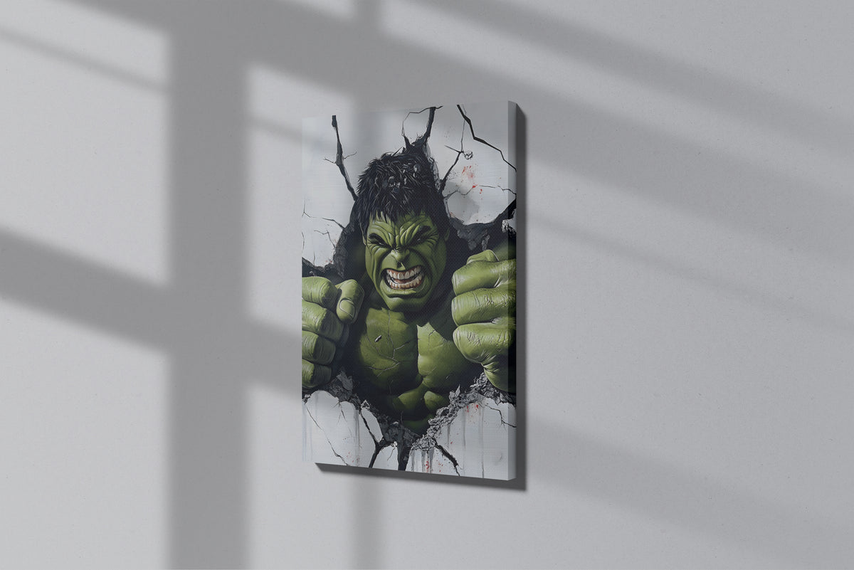 GeekCultcha Marvel Hulk Premium Canvas Print