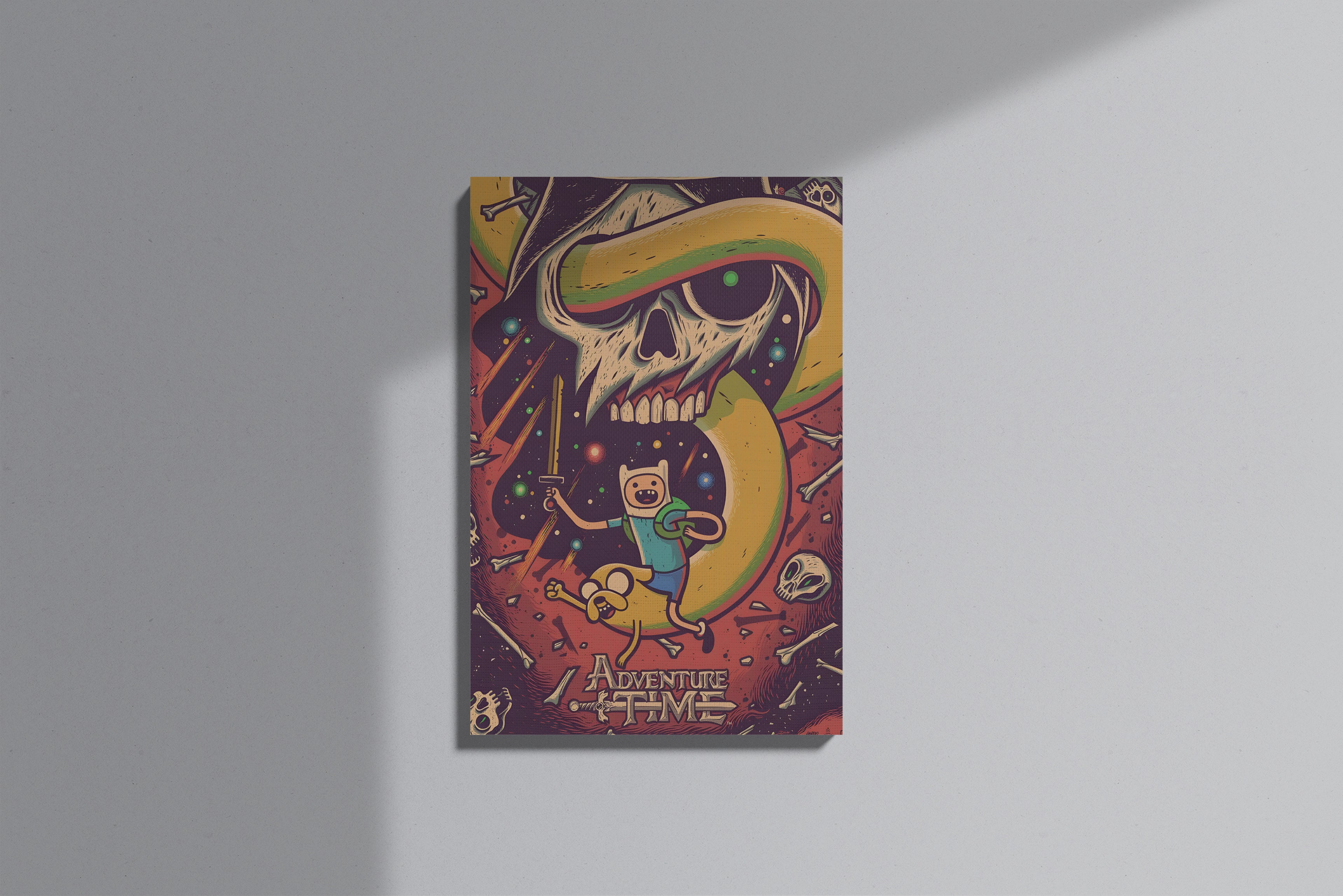 GeekCultcha Adventure Time Finn and Jake Premium Canvas Print