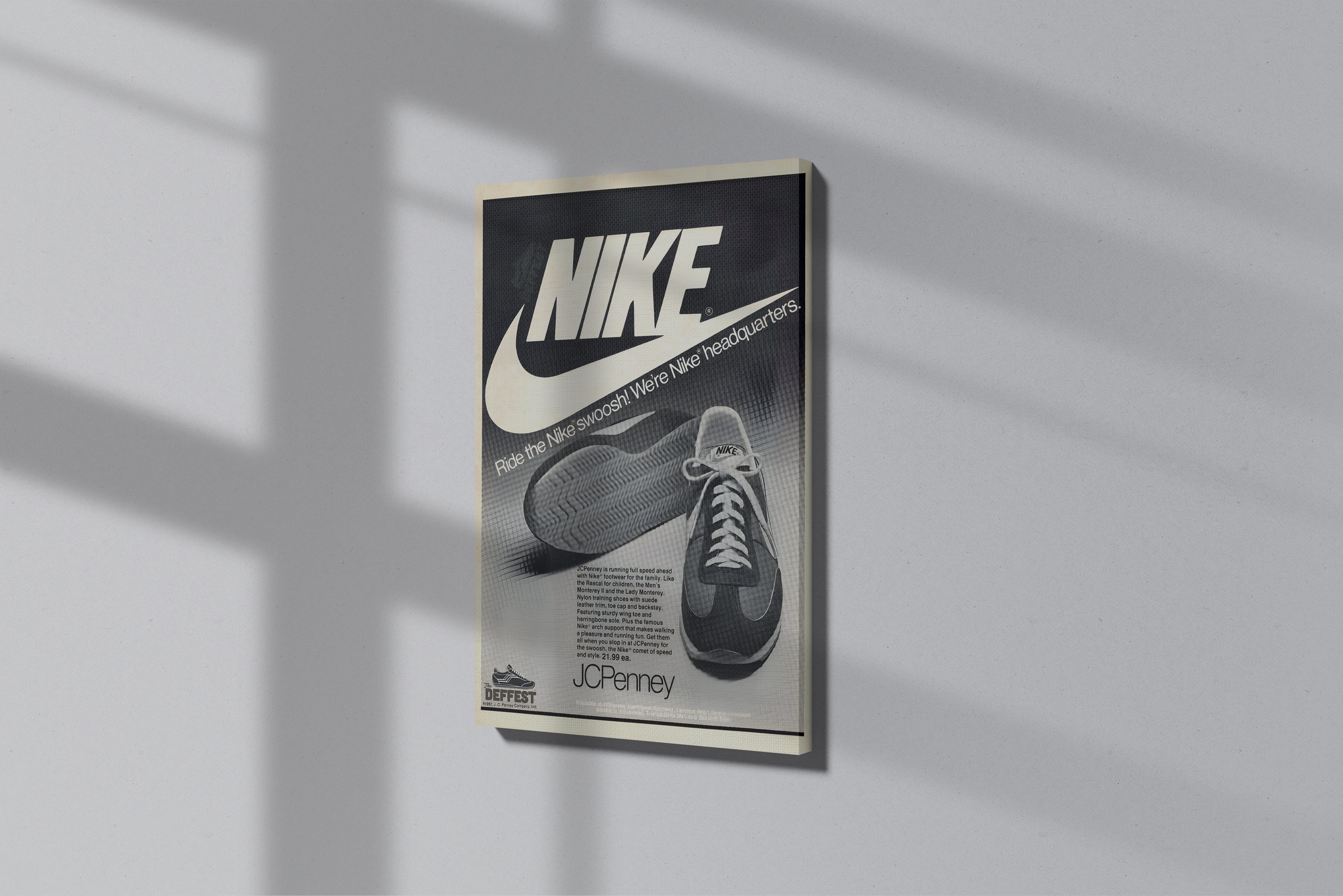 GeekCultcha Nike Retro Shoe Premium Canvas Painting
