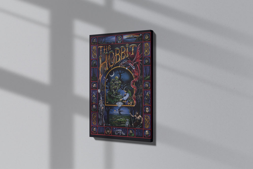 GeekCultcha The Hobbit Gandalf Themed Premium Canvas Painting