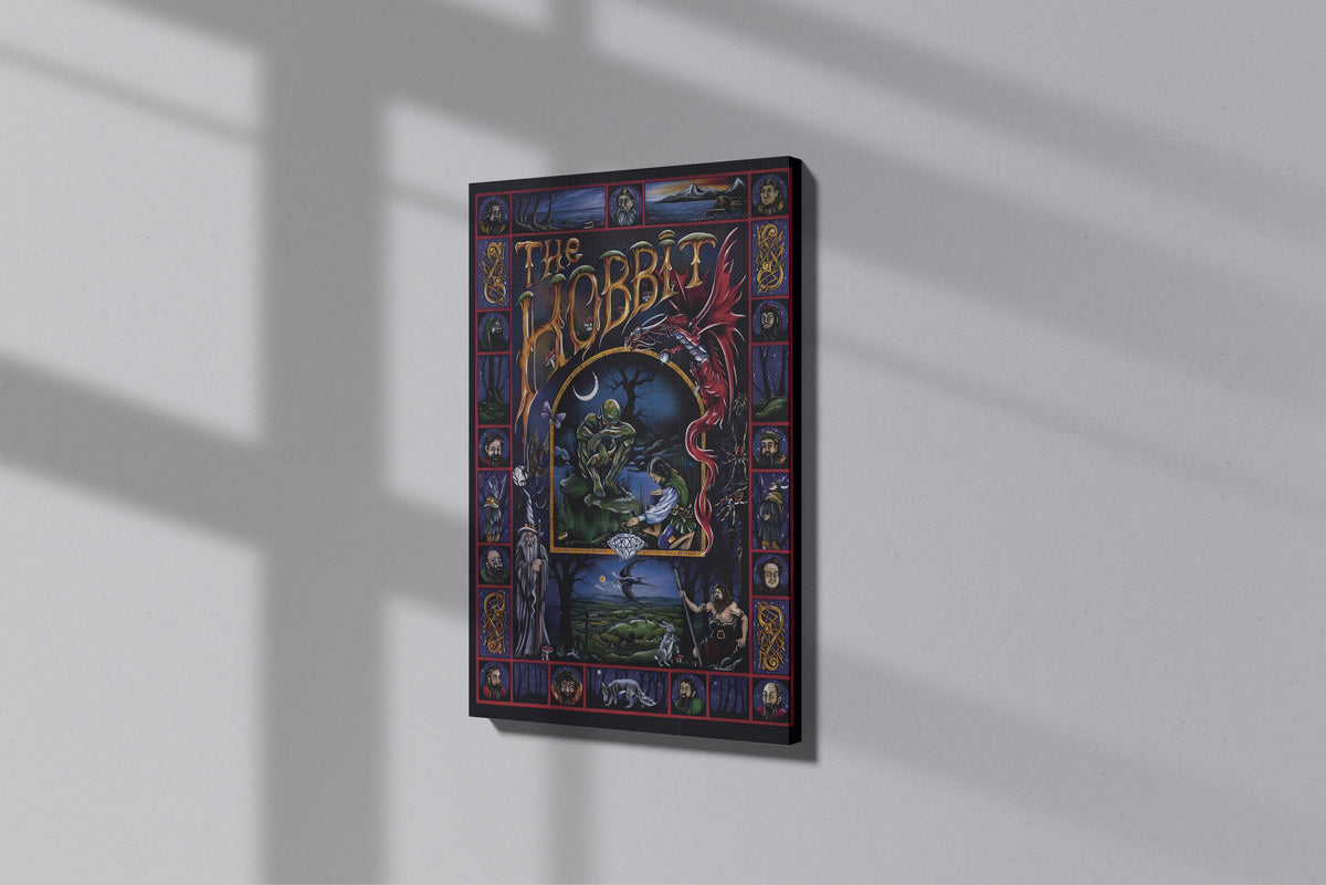 GeekCultcha The Hobbit Gandalf Themed Premium Canvas Painting