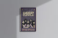 GeekCultcha Deep Purple 1972 Tour Poster Premium Canvas Print