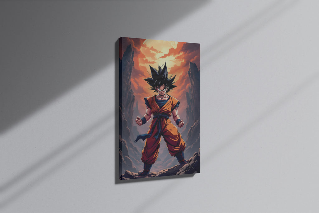 GeekCultcha Dragon Ball Z Goku Premium Canvas Print