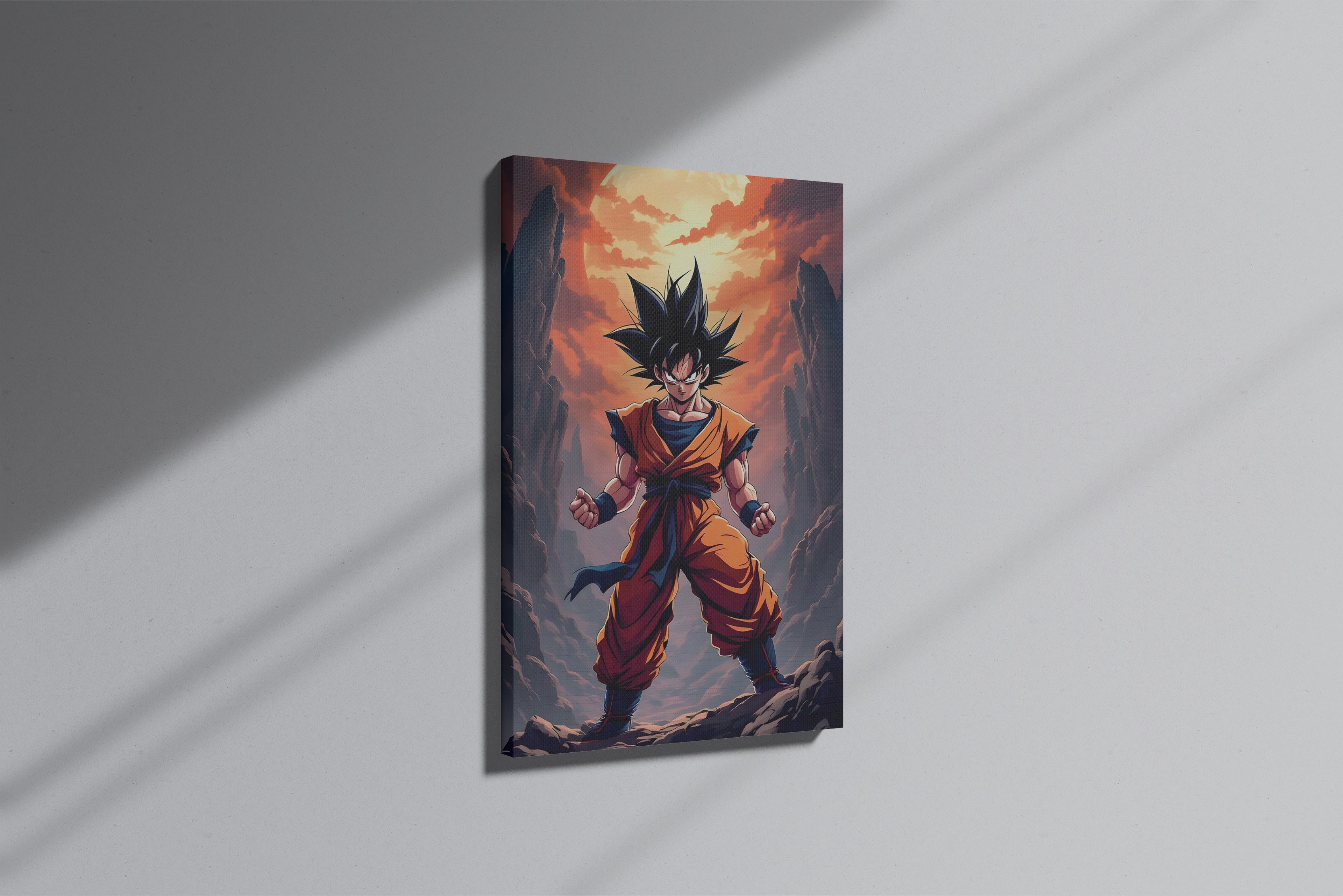 GeekCultcha Dragon Ball Z Goku Premium Canvas Print