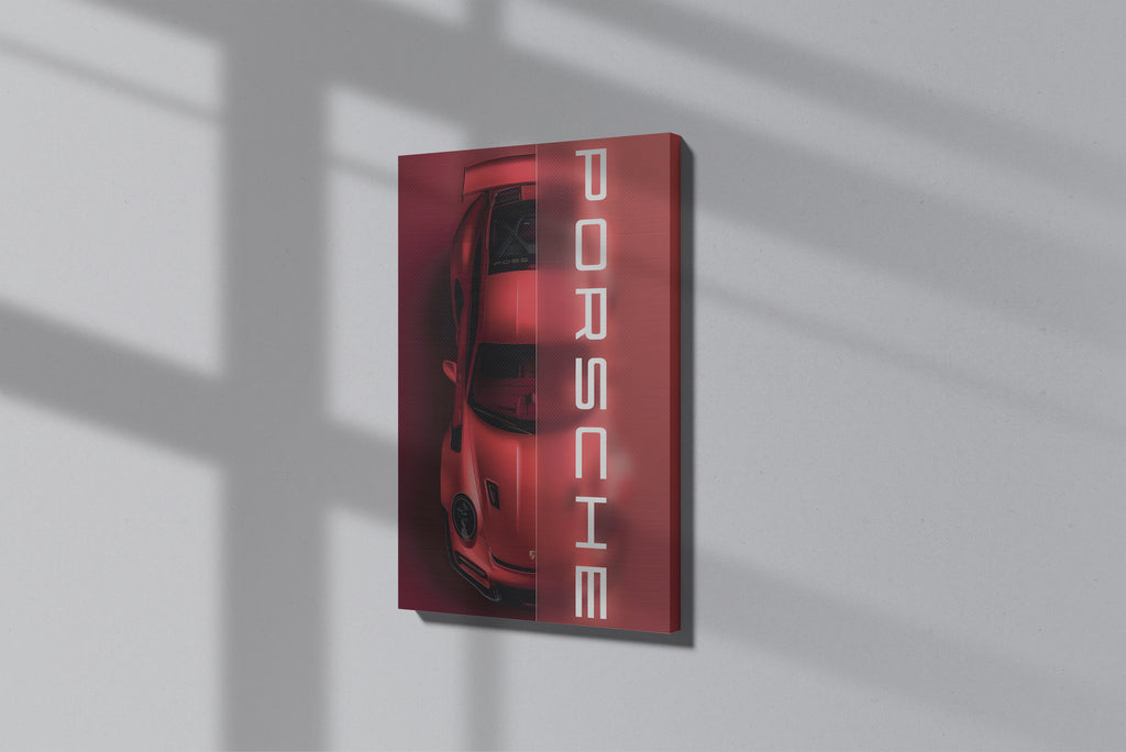 GeekCultcha Porsche Classic Sports Car Premium Canvas Print