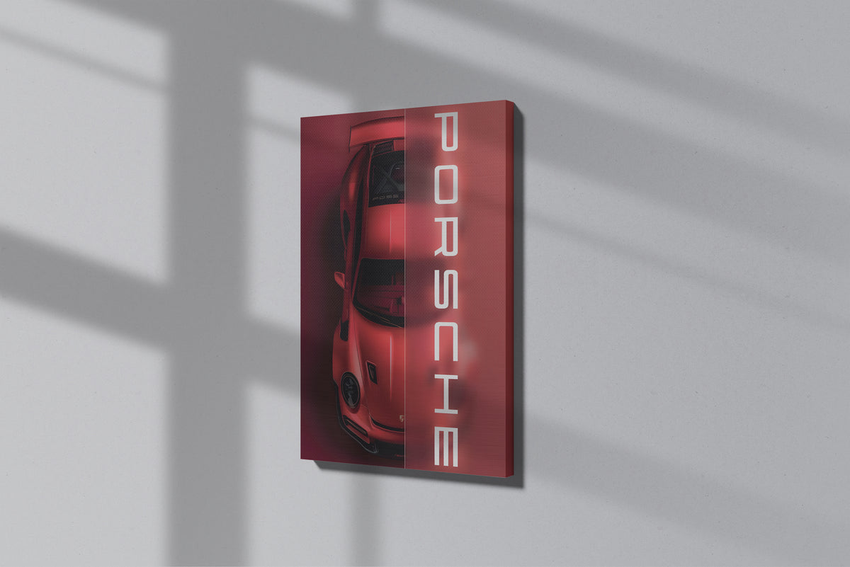 GeekCultcha Porsche Classic Sports Car Premium Canvas Print