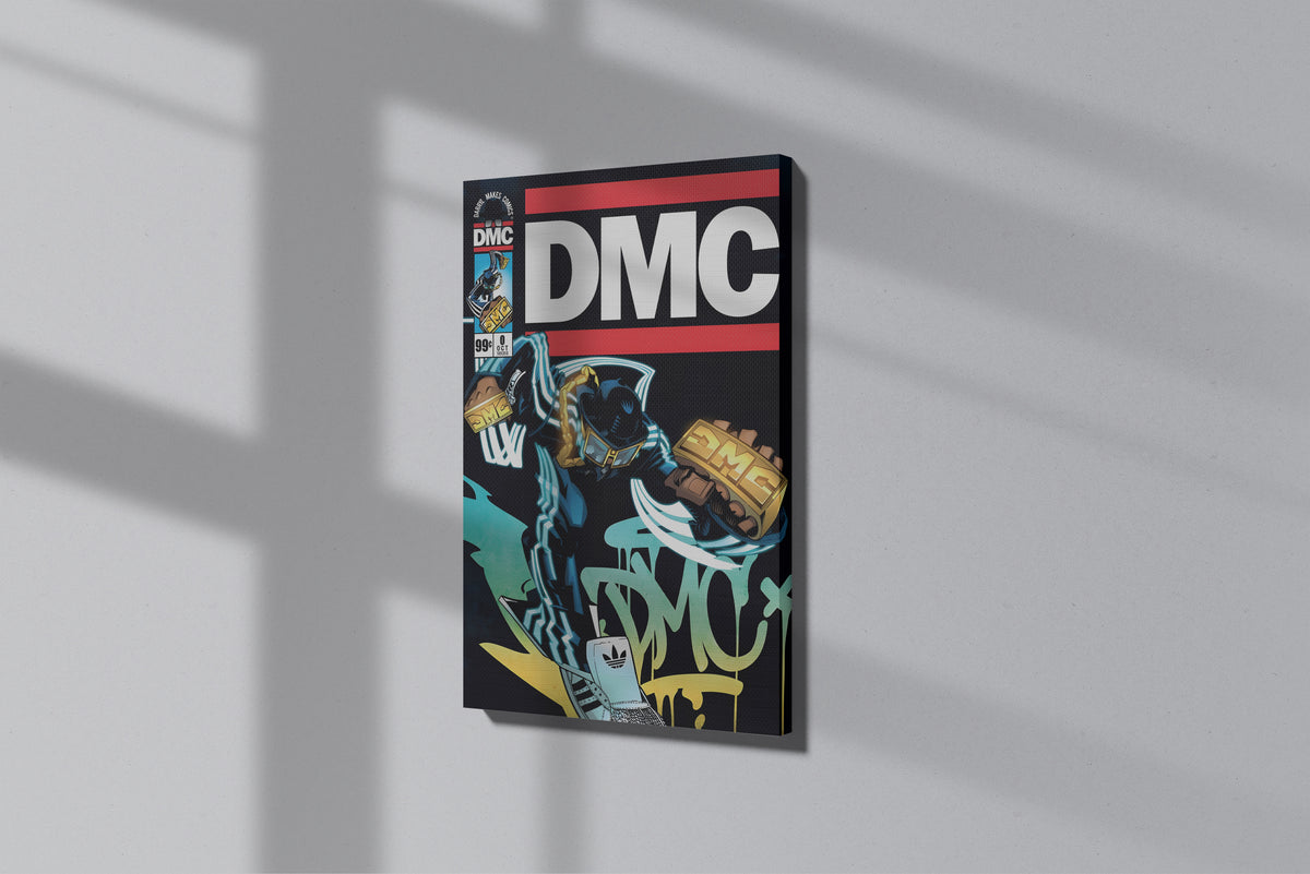 GeekCultcha DMC Comic Book Themed Premium Canvas Painting