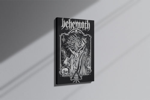 GeekCultcha Behemoth Themed Premium Canvas Painting Gothic Style