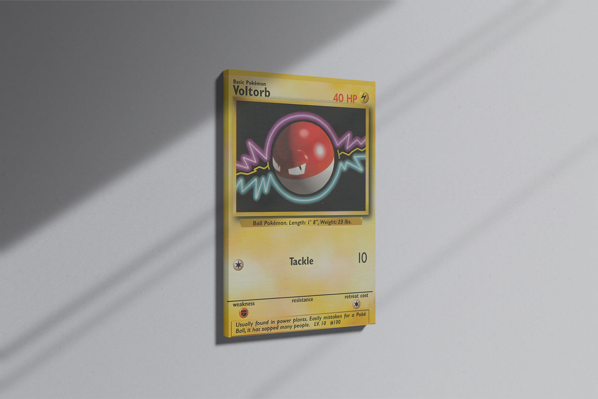 GeekCultcha Pokémon Voltorb Premium Canvas Print