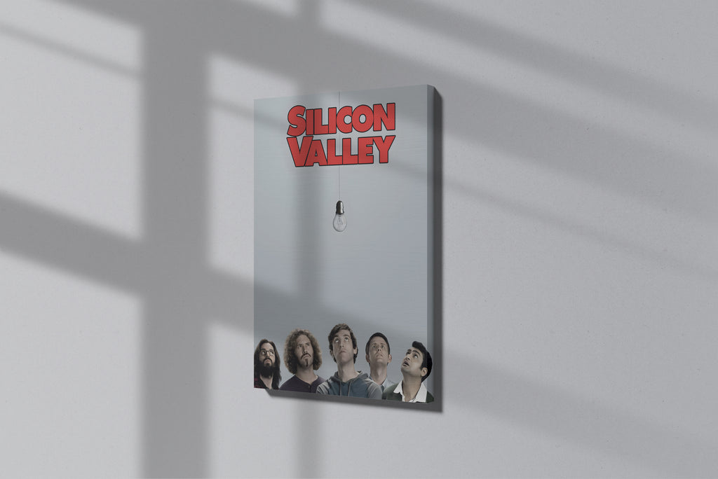 GeekCultcha Silicon Valley Series Canvas Painting Minimalist Design