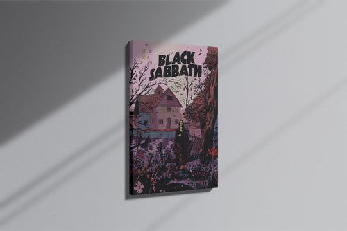 GeekCultcha Black Sabbath Album Themed Premium Canvas Painting