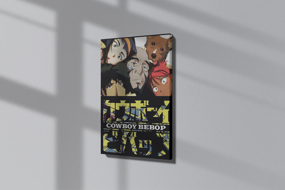 GeekCultcha Cowboy Bebop Character Themed Premium Canvas Painting