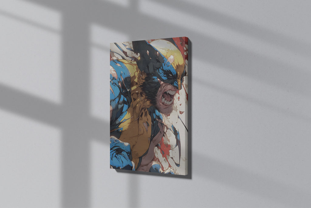 GeekCultcha Marvel Wolverine Premium Canvas Print