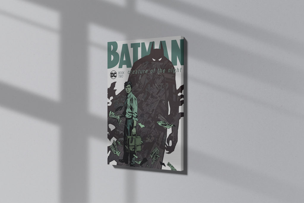 GeekCultcha DC Comics Batman Creature of the Night Premium Canvas Print
