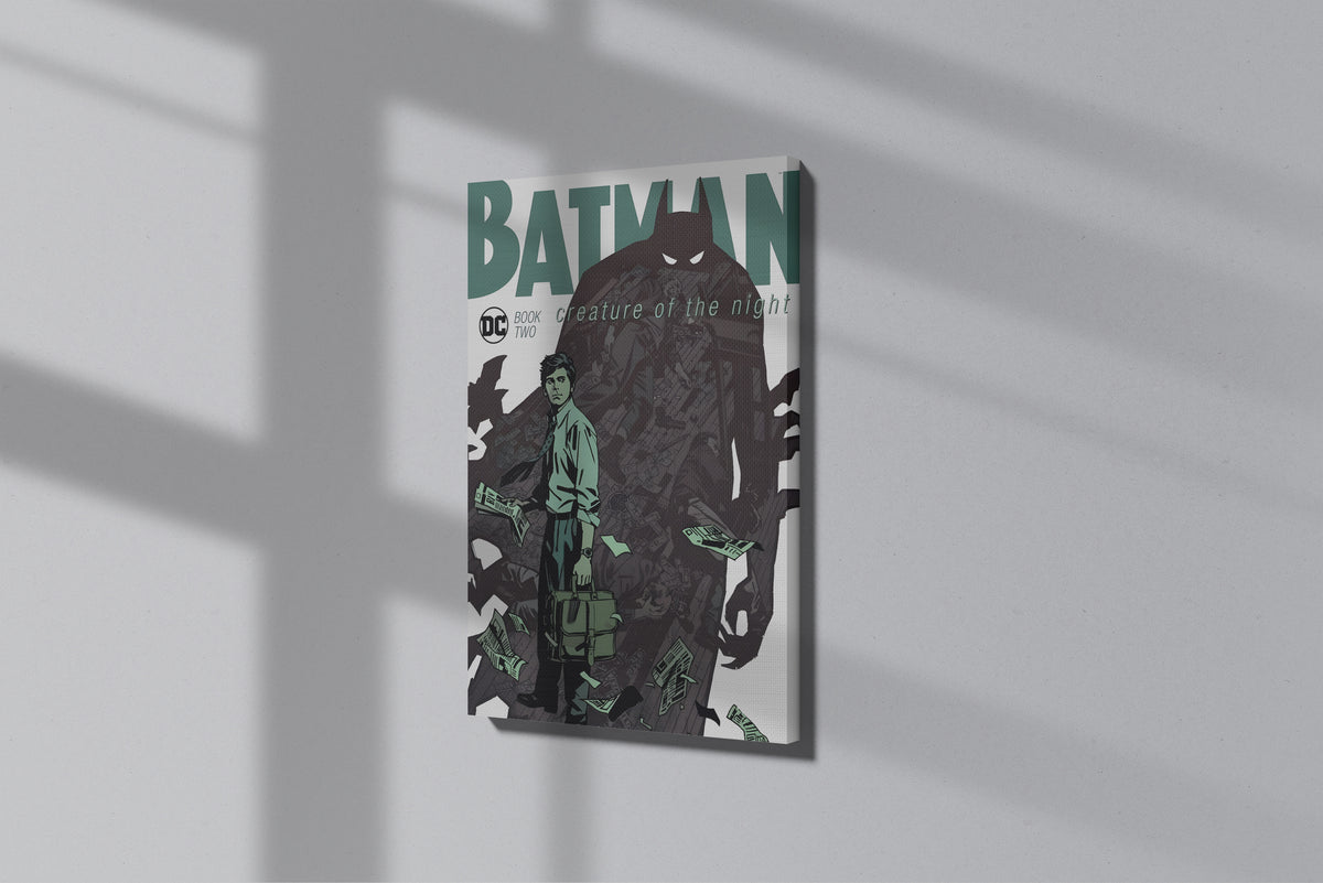 GeekCultcha DC Comics Batman Creature of the Night Premium Canvas Print