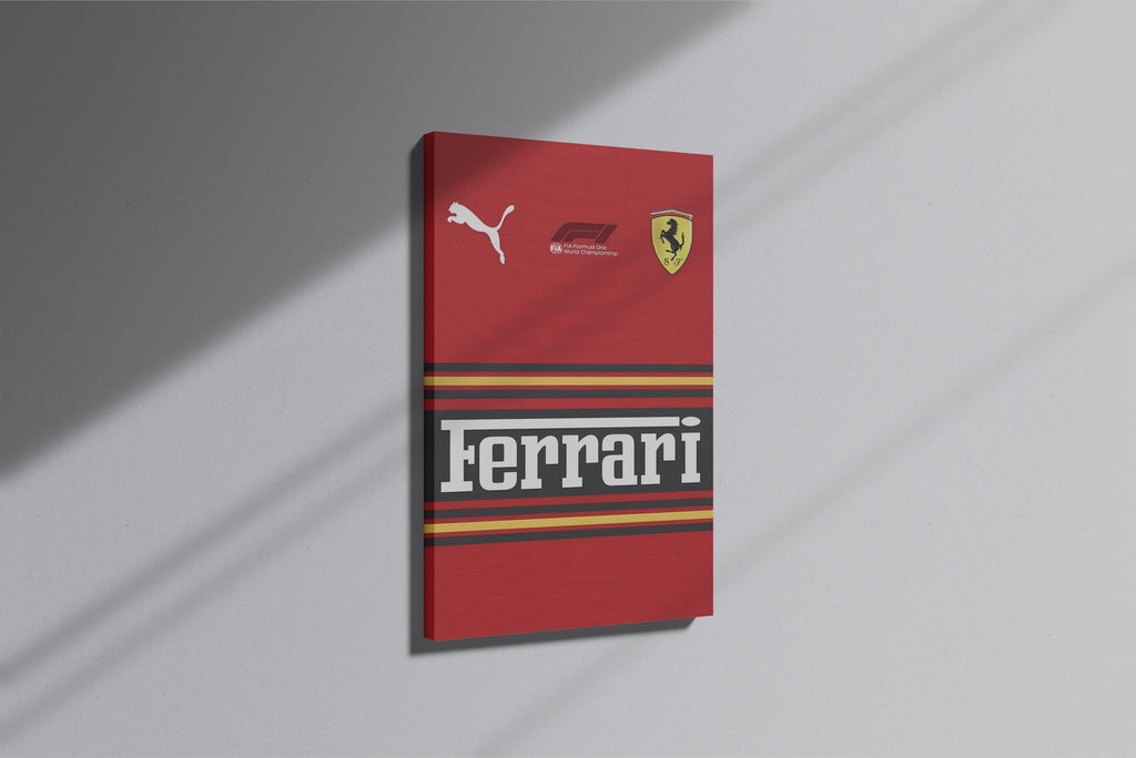 GeekCultcha Ferrari F1 Premium Canvas Painting Modern Design