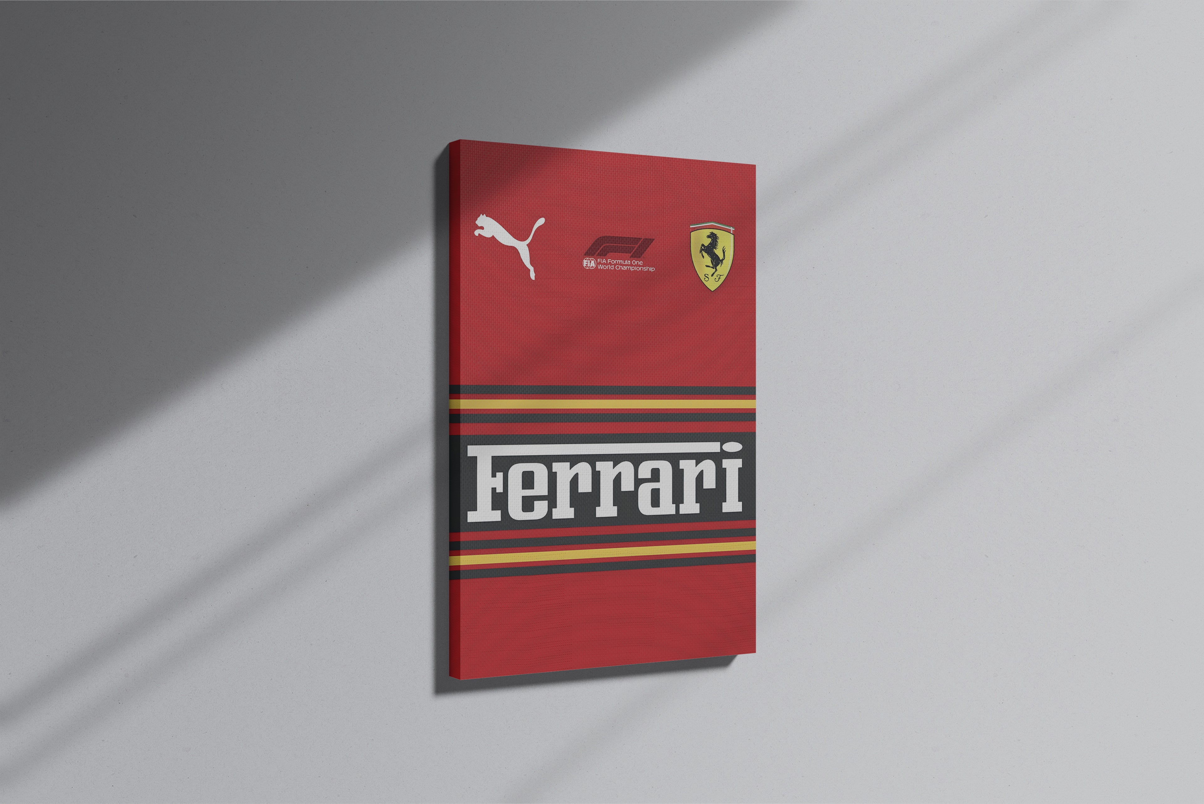 GeekCultcha Ferrari F1 Premium Canvas Painting Modern Design