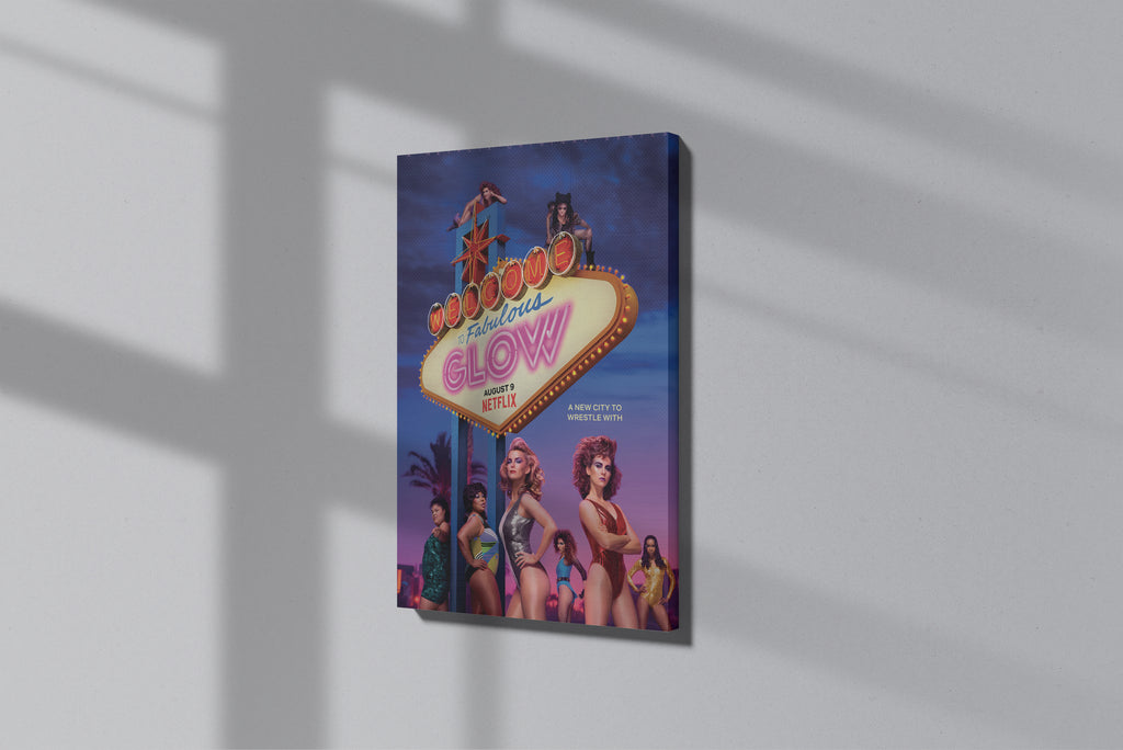GeekCultcha Netflix GLOW Premium Canvas Print