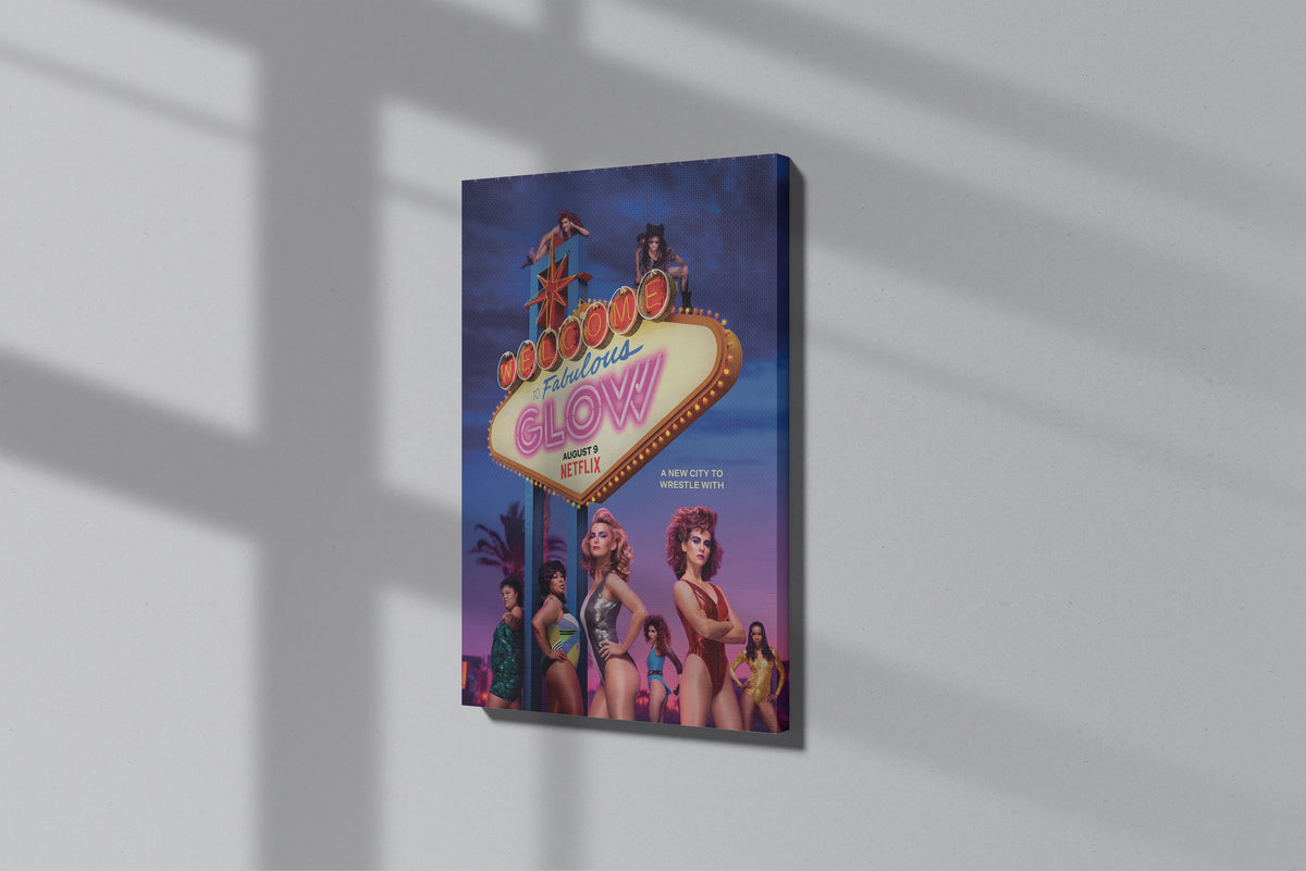 GeekCultcha Netflix GLOW Premium Canvas Print
