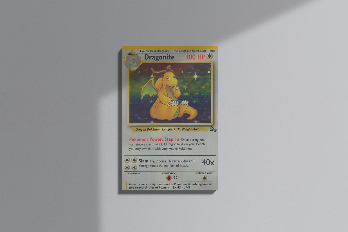 GeekCultcha Pokémon Dragonite Premium Canvas Print