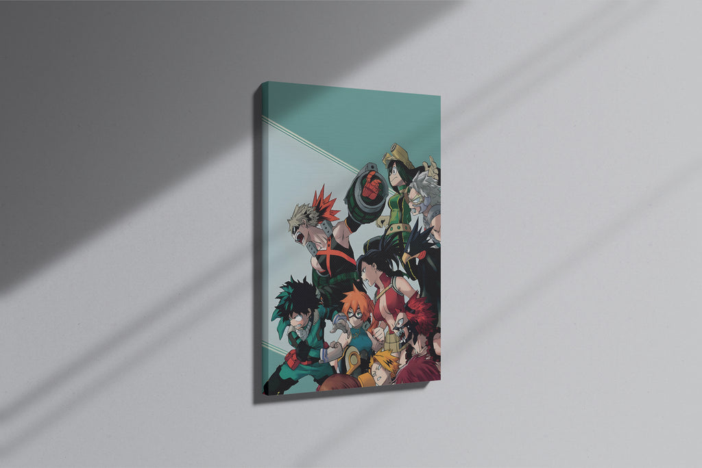 GeekCultcha My Hero Academia Characters Premium Canvas Print